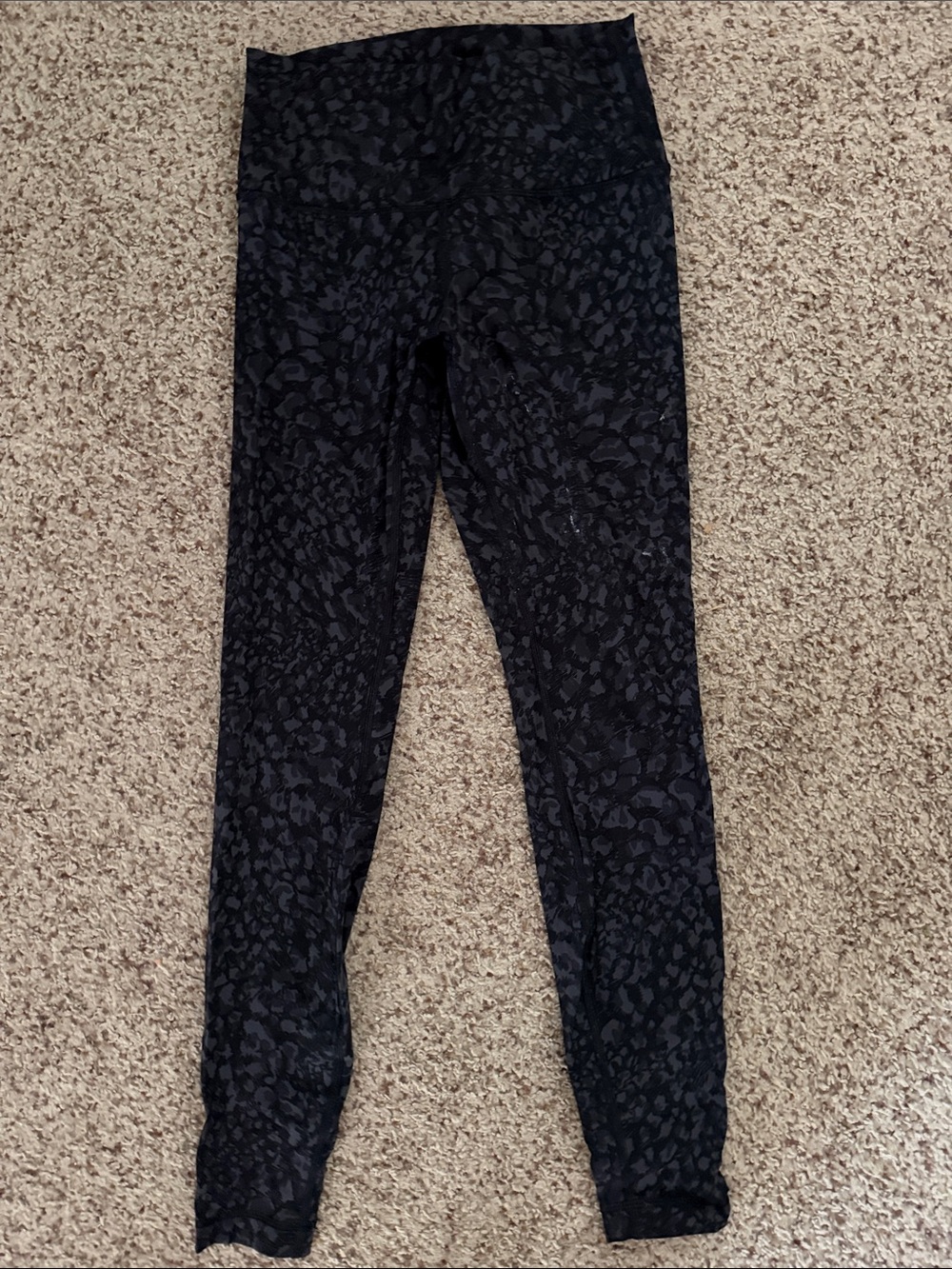 lululemon Align Pant II 25" in Floral Illusion Ice Grey Multi